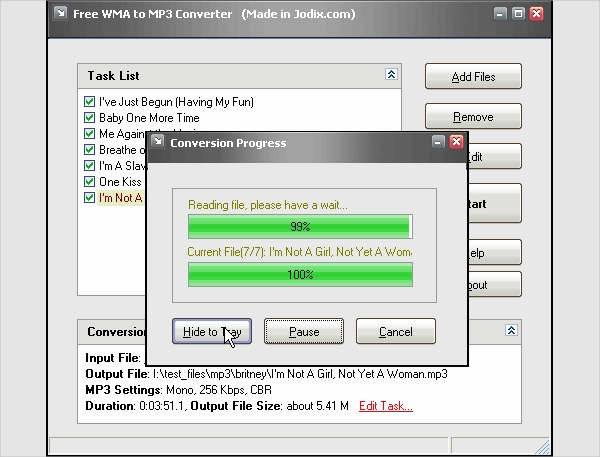 convert wma to mp3 on a mac for free